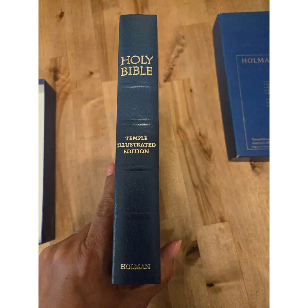 Vintage Holman Masonic Bible King James Version Excellent Condition Original Box